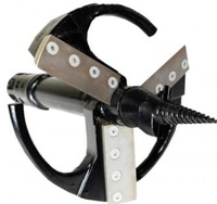 Rezací kužeľ a drvič pňov